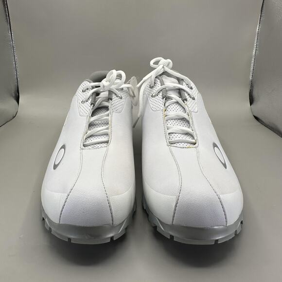 Oakley Holdover Shoes Mens Size 12 White Spikeless Golf Turf Sneakers 14036-104 main image 9